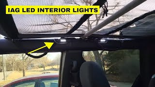 Ford Bronco Build IAG LED Interior Lights  How Easy Is It To Install [upl. by Sidney]