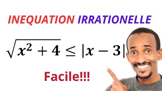 Inéquation irrationnelle explication simple  techniques et astuces [upl. by Nohsreg]