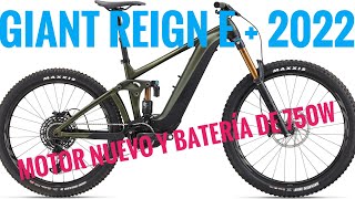 GIANT REIGN E 0 2022 nuevo motor geometría ajustable ruedas 29275 y batería EnergyPak 750 ebike [upl. by Vokay]