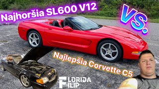 Nákup zničenej SL600 V12 zachránil nákup brutálnej Corvette C5 [upl. by Alessandro39]