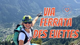 Via Ferrata Des Evettes Chamonix Mt Blanc [upl. by Klos]