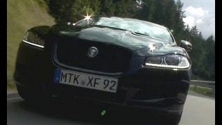 Jaguar XF Sportbrake 22 TurboDiesel 0  100 kmh  Kickdown [upl. by Aiceila597]