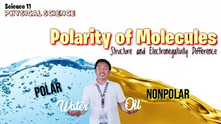 POLARITY OF MOLECULES  Part I  ELECTRONEGATIVITY DIFFERENCE  Physical Science [upl. by Yednil]