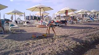 Beach walk in Romania summer 2024  part 41  Mamaia [upl. by Phillie]