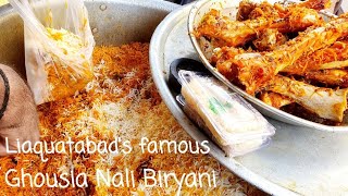 Karachis Famous Ghousia Nalli Biryani  Karachi Biryani VS Lahori Biryani  FamousNaliBiryani [upl. by Carola]