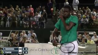 Yoshihito Nishioka vs Francis Tiafoe Highlights WINNETKA FINAL 2016 [upl. by Judon]