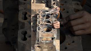 How to remove broken nut bolt from engine block trendingshorts shortsfeed skills [upl. by Limann426]