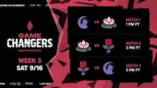 Arcana vs Astrocats  LCS Game Changers 2023  Week 3 Exhibition Matches [upl. by Ahseid]