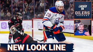 Connor McDavid Leon Drasaitl and Vasily Podkolzin line drives Oilers to 52 win vs Ottawa [upl. by Nevlin]