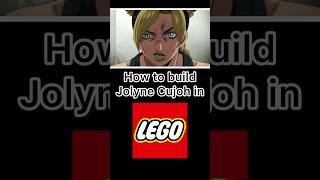 How to build Jolyne Cujoh from jojo in lego  anime jolyne stoneocean jjba [upl. by Acnayb197]