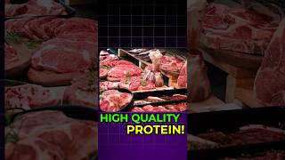 Red meat  High Quality Protein or Cancer Risk 🤫 gym diet meat bodybuilding [upl. by Mensch]