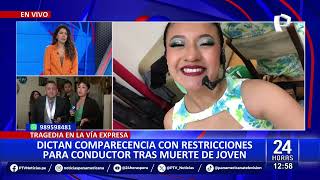 Dictan comparecencia con restricciones a conductor implicado en muerte de joven bailarina [upl. by Gairc]