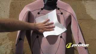 Probe Wetsuits iDRY quotQuickDry Technologyquot Demo [upl. by Bravin]