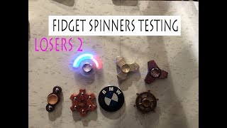 Fidget Spinner Unpackaging and Testing  The Losers part 2 [upl. by Comfort]