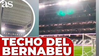 TECHO CERRADO del SANTIAGO BERNABÉU para el REAL MADRID  VILLARREAL HOY [upl. by Acinahs899]