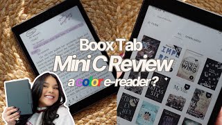 A Color EReader 🌈 BOOX Tab Mini C Review 📚 [upl. by Garaway]