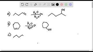 Acidcatalyzed hydration of an unknown compound X C6H12 yielded as the major product a racemic mi… [upl. by Otinauj905]