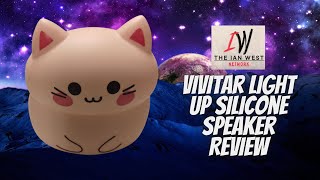 Vivitar Light Up Silicone Speaker Review [upl. by Merlina]