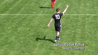 Saltcoats 0v11 pollok 12518 goals [upl. by Ahsilahs]