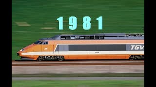 Record de vitesse TGV 1981 [upl. by Crellen]