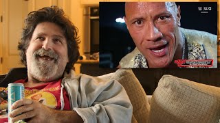 FOLEY REACTS  The Rock Attacks Cody Rhodes on WWE Raw [upl. by Clova]