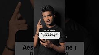 Aesthetic alone photo editing tutorial ❤️‍🩹💯  PicsArt photo editing shorts artistrajk [upl. by Alf]