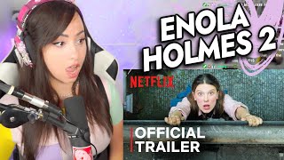 Enola Holmes 2  Official Trailer Part 1  Netflix  REACTION [upl. by Bebe505]