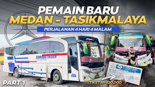 PENDATANG BARU DIJALURNYA ‼️ Medan  Tasikmalaya 4 hari 3 Malam Naik Bus Armada Indah 15 [upl. by Guthrie690]