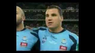 State Of Origin 2011 National Anthem Jazz Flowers [upl. by Llimaj]