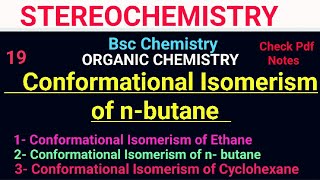 Conformational Isomerism of nbutane bscchemistry isomerism itschemistrytime [upl. by Eneirda]