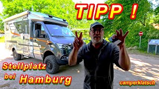 WOHNMOBILSTELLPLATZ an der A7 bei Hamburg❗️Einladend GRÜN  GROSSZÜGIG‼️GEHEIMTIPP für alle Camper👍 [upl. by Akeyla]