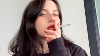 ASMR smoking a cigarette with you no talking n nature sounds [upl. by Kirad268]