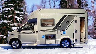 KNAUS TOURER VAN 500 LT Vansation  unique small motorhome on VW T61 [upl. by Gerkman449]