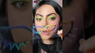 PROBANDO STICKERS HOLOGRÁFICOS  GRWM 💚🖤 Cande Copello [upl. by Caressa107]