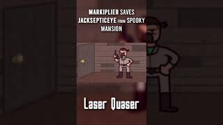 👻Markiplier SAVES Jacksepticeye from spooky mansion👻Animated [upl. by Eerehs]