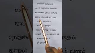 Kanavellam Neethane Song lyrics  shortsfeed shorts albumsong [upl. by Shaver901]