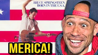 Bruce Springsteen  Born in the USA REACTION Happy 4th of JULY [upl. by Verada]