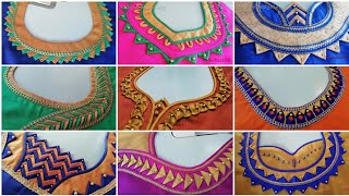 40 simple and latest back neck designs of a blouse  fashion designing [upl. by Adle]