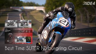 Ride4 SUTTER Best Time NURBURGRING circuit Arai SKULL Helmet GAMEPLAY PS4 [upl. by Yasu]