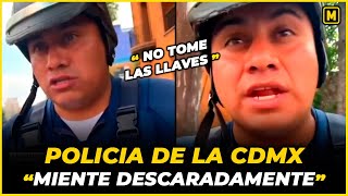 Policía descarado MIENTE luego de usurpar FUNCIONES [upl. by Chaney]