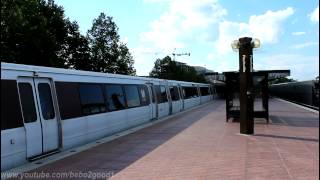 WMATA Metro Rail Red Line Train at Rockville MD [upl. by Shannen]