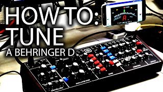 How To Tune A Behringer Model D [upl. by Mirabelle456]