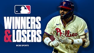 2024 MLB Playoff Winners amp Losers from Sundays slate of games [upl. by Ahsimek898]