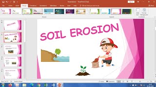 How To Make an Interactive PowerPoint Presentation  PowerPoint Presentation On Soil Erosion [upl. by Hidie]