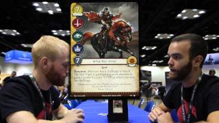 Core Set Unboxing  Martell  Thrones 2nd Edition  GenCon 2015 [upl. by Keri538]