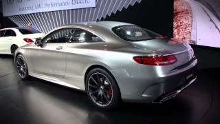 2014 New York Auto Show 2015 MercedesBenz S63 AMG 4Matic Coupe [upl. by Zeitler]