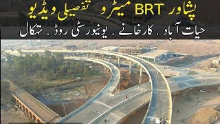 BRT Peshawar Hayat abad to Karkhany and Unversity Road Tehkal [upl. by Neleb]