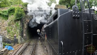 NYMR  Grosmont To Goathland Behind A 9F [upl. by Ahseiyt]