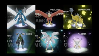 Digimon Adventure 02 All Main Digivolutions [upl. by Brena]