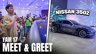 ASÍ REVELÉ MI NISSAN 350Z FRENTE A 500 PERSONAS EN MI MEET amp GREET Y ESTO PASÓ  Yair17 [upl. by Alegnave]